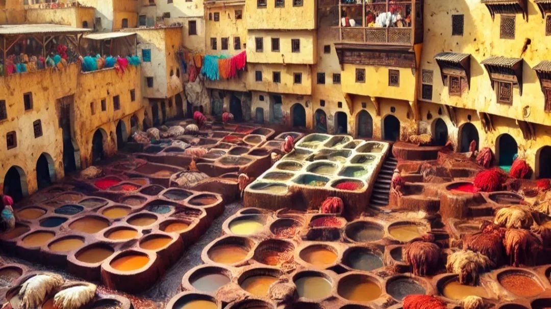 moroccan tanning fez chouara