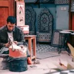 moroccan zellige making