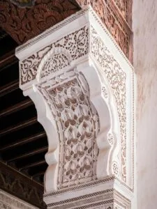 Moroccan plaster work patterns