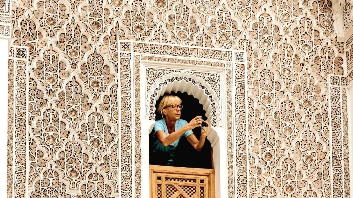 moroccan plaster work