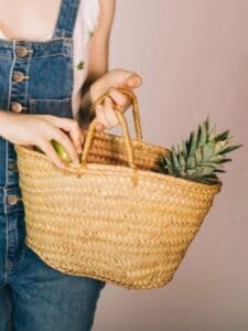 Handmade Moroccan Basket: What Stories Does It Hold? Handmade Moroccan Basket in daily life