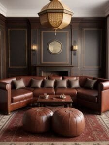 Why Are Moroccan Leather Poufs Treasured Around the World? Moroccan leather poufs interior design
