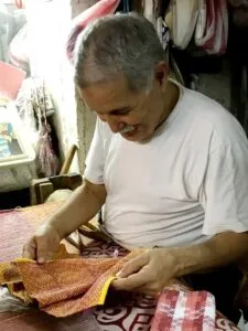 Abdelkader Ouazzani: The Last Living Master of Moroccan Brocade Moroccan brocade artisan Abdelkader Ouazzani