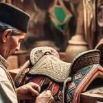 moroccan horse saddle making