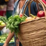 moroccan natural basket