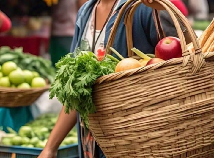 moroccan natural basket