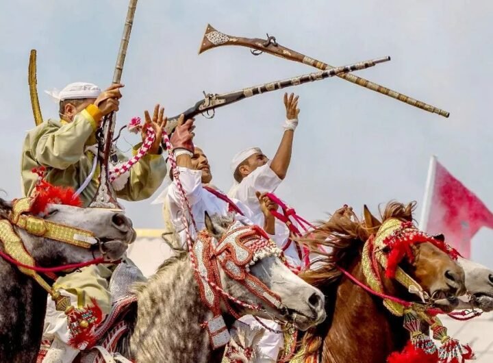 moroccan tbourida handicraft