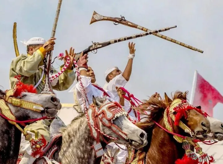 moroccan tbourida handicraft