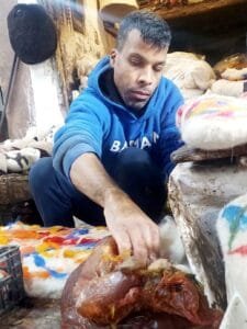 Mohamed Masrour: The Artisan Who Won’t Let Moroccan Wool Felt Craft Die Moroccan Wool Felt Craft Artisan